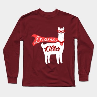 Drama Killer - Llama Super Hero Long Sleeve T-Shirt